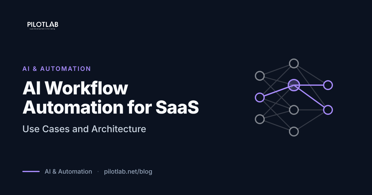 AI Workflow Automation for SaaS: Use Cases and Architecture