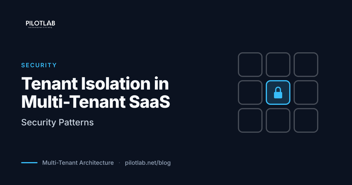 Tenant Isolation in Multi-Tenant SaaS: Security Patterns